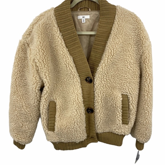 BP | Teddy Cardigan Coat NWT | XS - Picture 5 of 11
